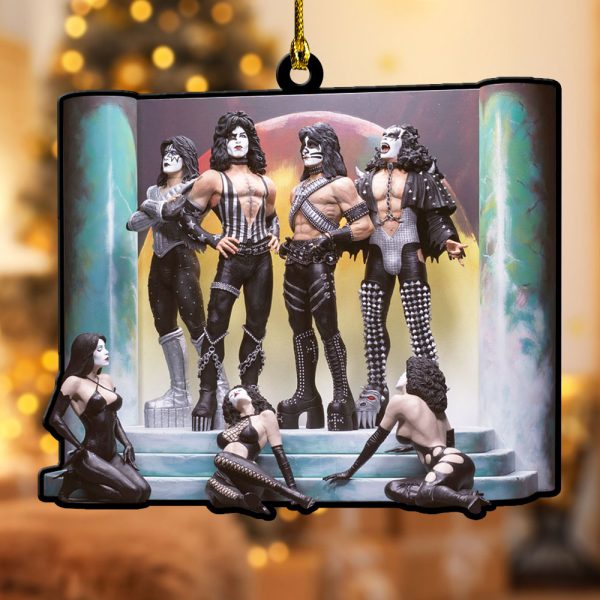 Kiss Band Custom Shape 2-sided Acrylic Ornament - ANHNV 3342.5