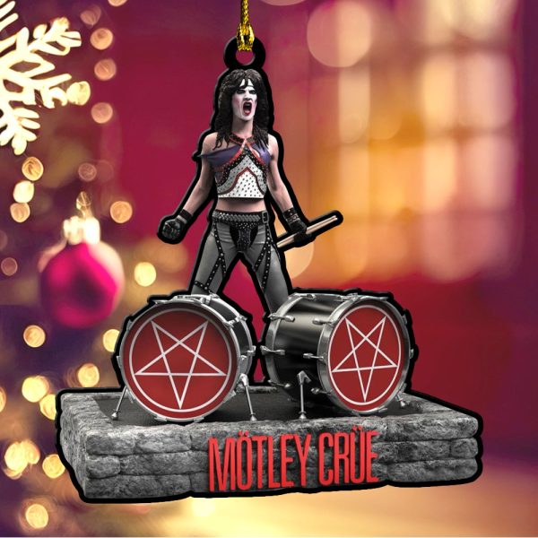 Mötley Crüe Custom Shape 2-sided Acrylic Ornament - ANHNV 3353.6