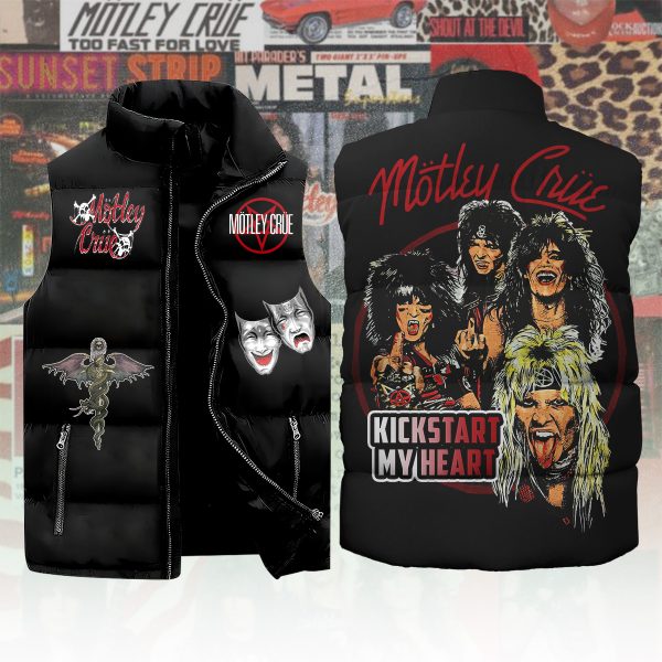 Mötley Crüe 2D Sleeveless Jacket - ANHNV 3358