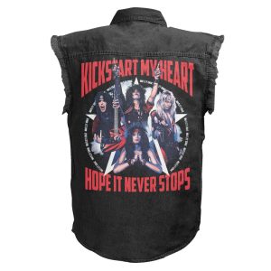 Mötley Crüe 3D Lightweight Sleeveless Denim Shirt - ANHNV 3359