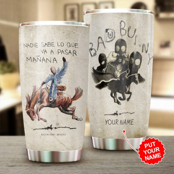 Personalized Bad Bunny Tumbler Cup - TANTN 3009