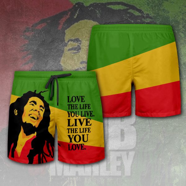 Bob Marley 3D Shorts - VANDH 1697.3