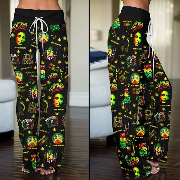 Bob Marley High-Waisted Straight-Leg Trousers - VANDH 1701