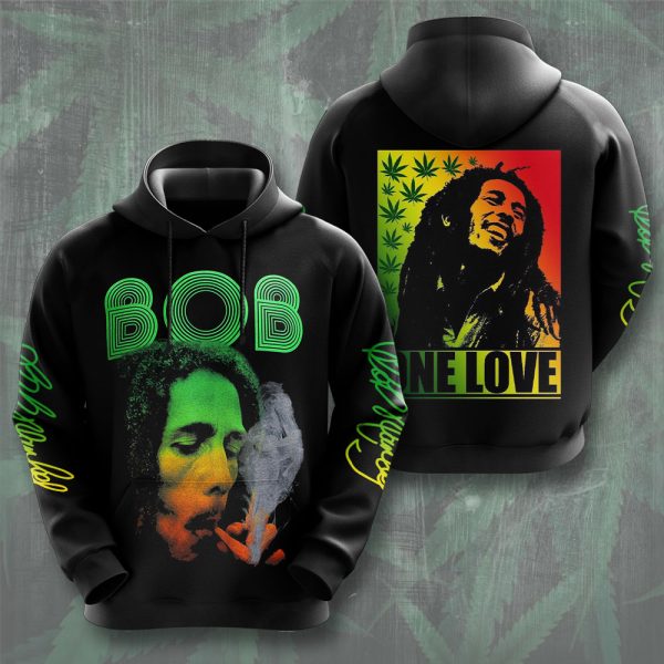 Bob Marley x Weed 3D Apparel - VANDH 1684