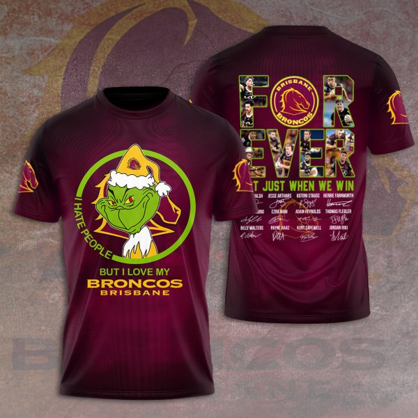 Brisbane Broncos 3D Apparel - VANDH 1596