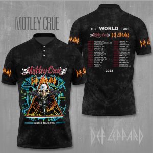 Mötley Crüe x Def Leppard 3D Apparel - NGHIAVT 0477