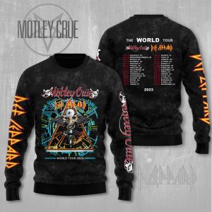 Mötley Crüe x Def Leppard 3D Apparel - NGHIAVT 0477