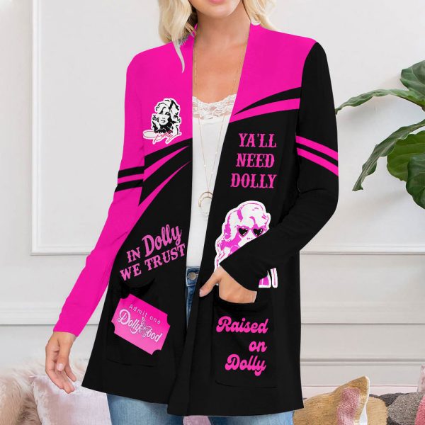 Dolly Parton Women's Patch Pocket Cardigan - VANDH 1659