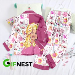 Dolly Parton Button Down Pajamas Set – VANDH 1658