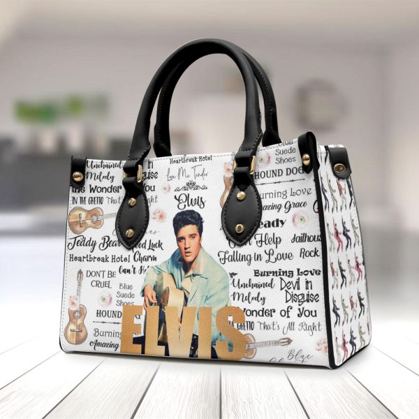 Elvis Presley Leather HandBag - NGHIAVT 0957