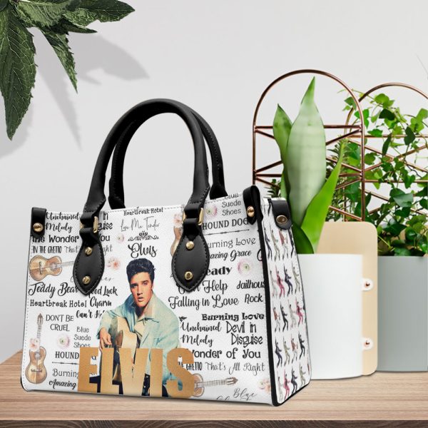 Elvis Presley Leather HandBag - NGHIAVT 0957