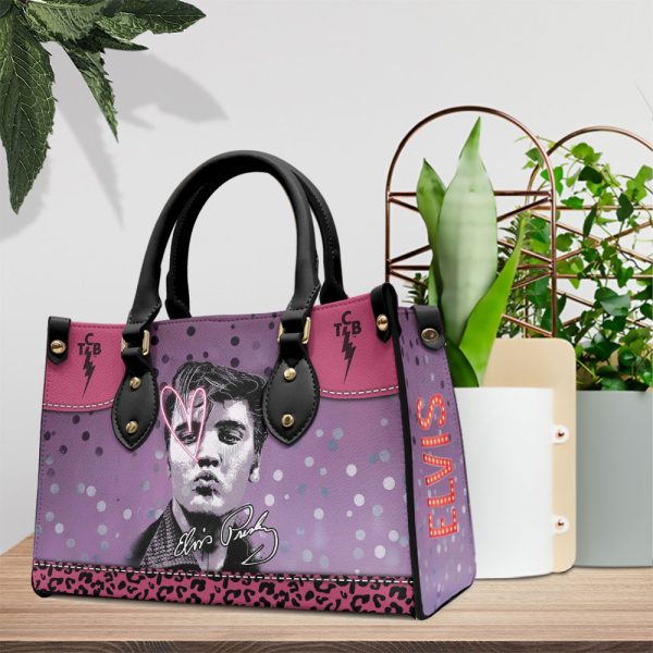 Elvis Presley Leather HandBag - NGHIAVT 0959