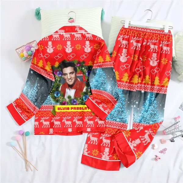 Elvis Presley Button Down Pajamas Set – NGHIAVT 0994