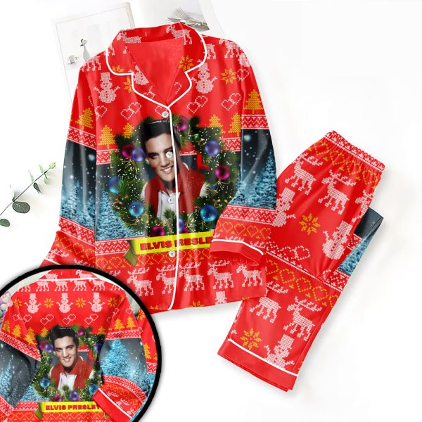 Elvis Presley Button Down Pajamas Set – NGHIAVT 0994