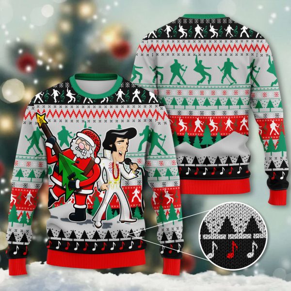 Elvis Presley 3D Ugly Sweater - VANDH 1798