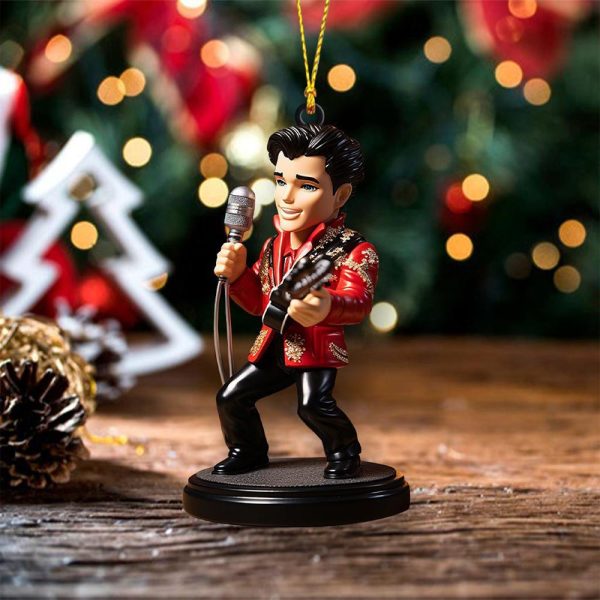 Elvis Presley Custom Shape 2-sided Acrylic Ornament - TANTN 3426.1