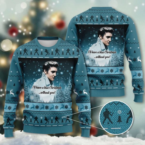 Elvis Presley 3D Ugly Sweater - VANDH 1797