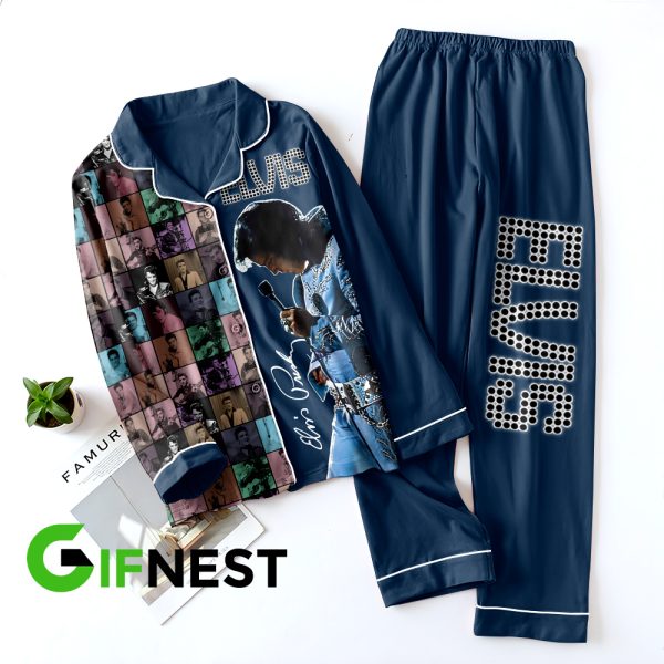 Elvis Presley Button Down Pajamas Set – HOATTT 3897