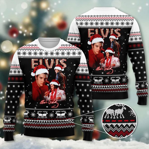 Elvis Presley 3D Ugly Sweater - HOATT 3891