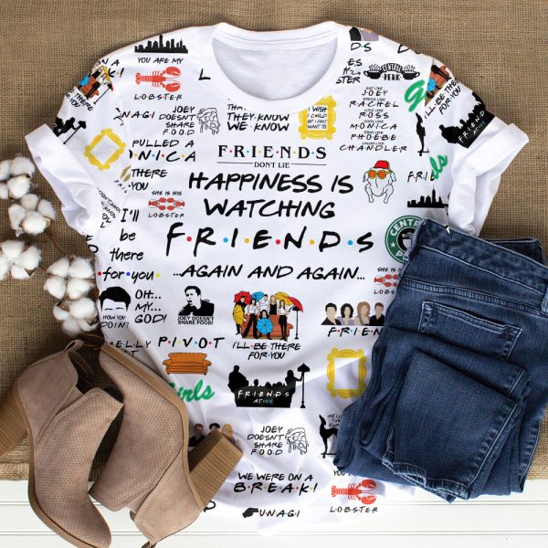 Friends 3D T-Shirt - VANDH 1526