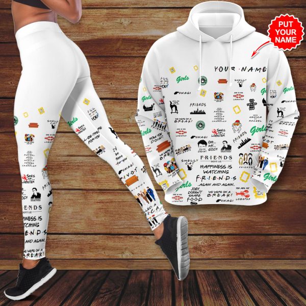 Personalized Friends 3D Hoodie Leggings - VANDH 1708