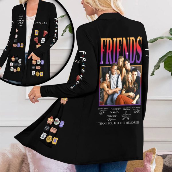 Friends Women's Patch Pocket Cardigan - VANDH 1545