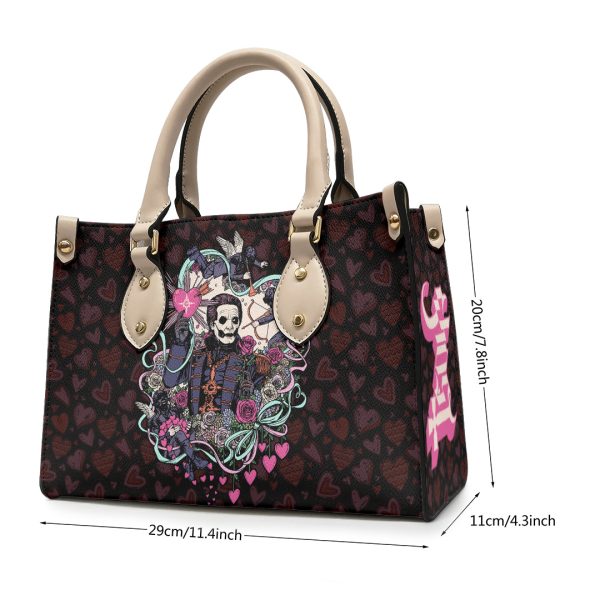 Ghost Band Leather HandBag - TANTN 3219