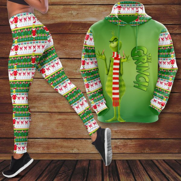 Grinch 3D Hoodie Leggings - HOATT 3853