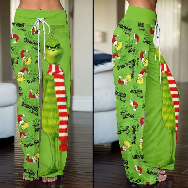 Grinch High-Waisted Straight-Leg Trousers - HOATT 3852.1