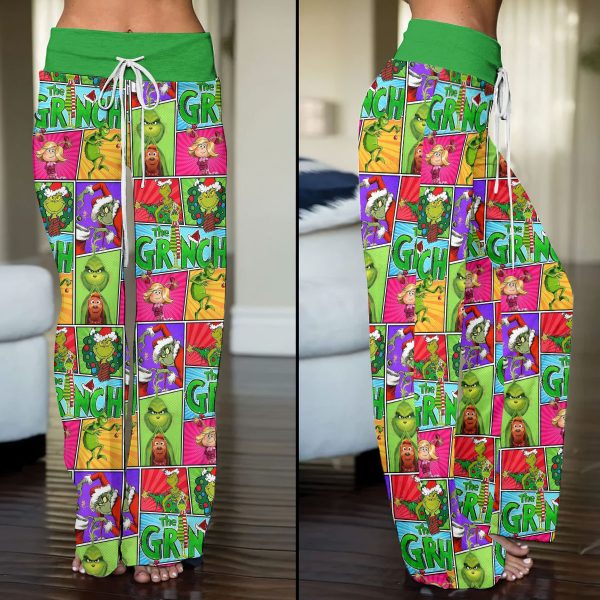 Grinch High-Waisted Straight-Leg Trousers - VANDH 1579