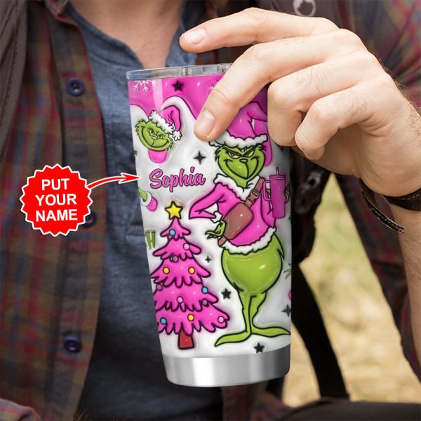 Personalized Grinch Tumbler Cup - VANDH 1767