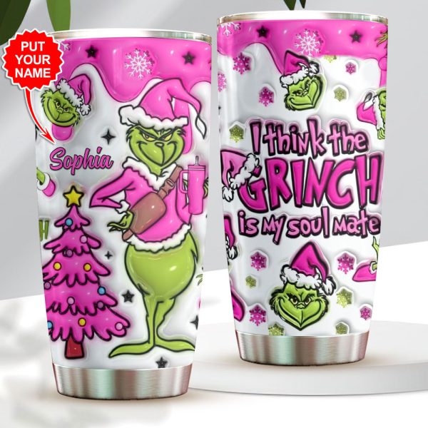 Personalized Grinch Tumbler Cup - VANDH 1767