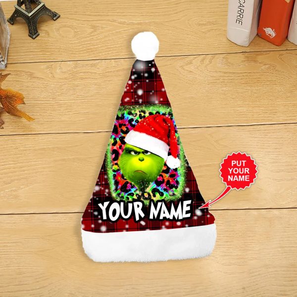 Personalized Grinch 3D Christmas Hat - VANDH 1739