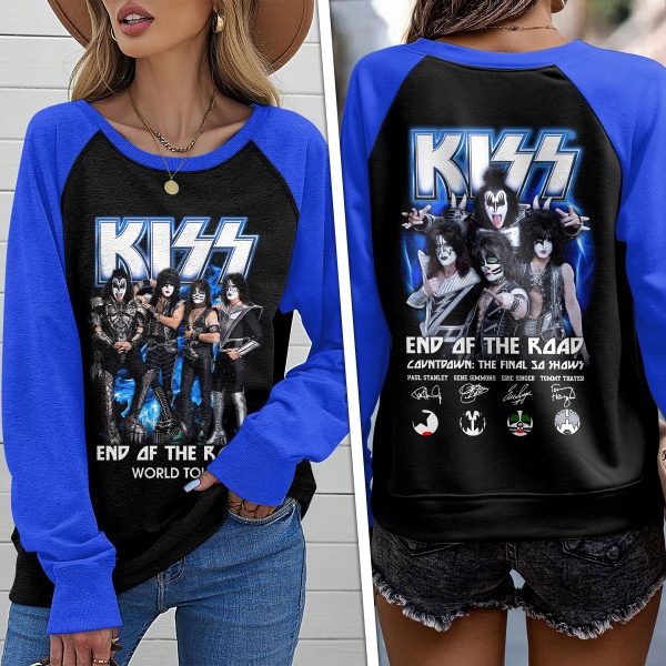 Kiss Band Round Neck Raglan Sleeve Sweatshirt – HOATT 3876