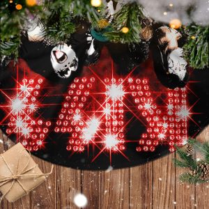 Kiss Band Christmas Tree Skirt - HOATT 3903