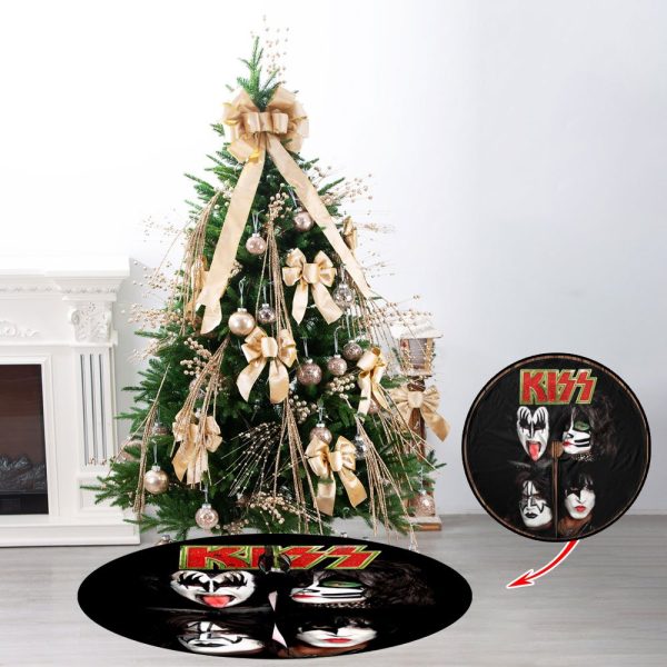 Kiss Band Christmas Tree Skirt - HOATT 3904