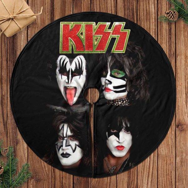 Kiss Band Christmas Tree Skirt - HOATT 3904