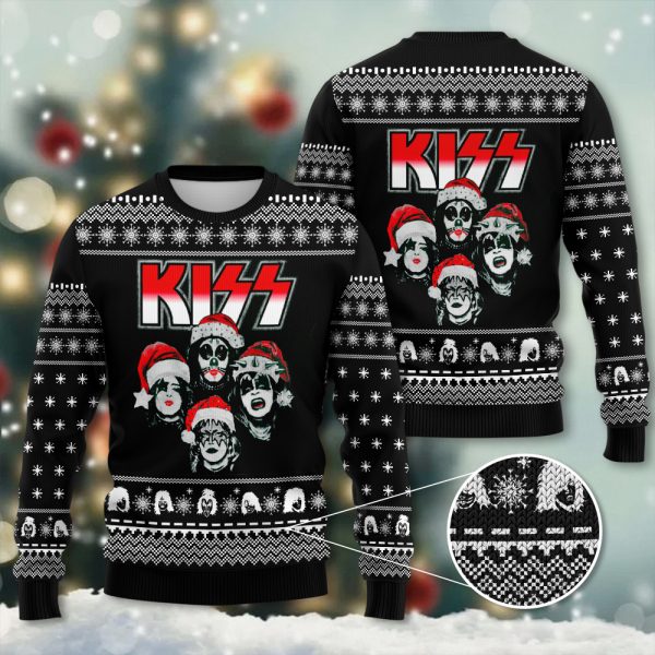 Kiss Band 3D Ugly Sweater - HOATT 3901