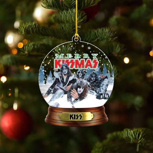 Kiss Band Custom Shape Clear 1-sided Acrylic Ornament - MAITM 4972