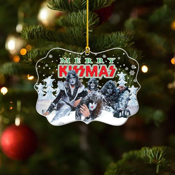 Kiss Band Custom Shape Clear 1-sided Acrylic Ornament - MAITM 4905