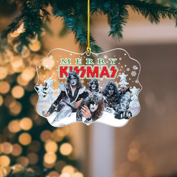 Kiss Band Custom Shape Clear 1-sided Acrylic Ornament - MAITM 4905