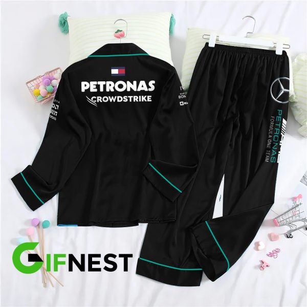 Mercedes-AMG Petronas F1 Button Down Pajamas Set – TANTN 3313