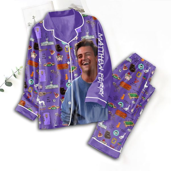 Friends Button Down Pajamas Set - TANTN 3063