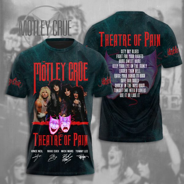 Mötley Crüe 3D Apparel - NGHIAVT 1009