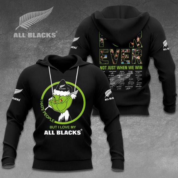 New Zealand National Rugby Union Team All Blacks 3D Apparel - VANDH 1595