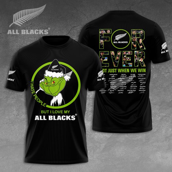 New Zealand National Rugby Union Team All Blacks 3D Apparel - VANDH 1595