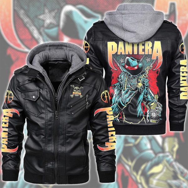 Pantera 2D Hooded Leather Coat - TANTN 3283