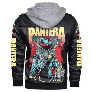 Pantera 2D Hooded Leather Coat - TANTN 3283