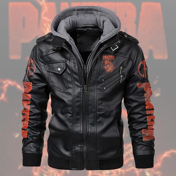 Pantera 2D Hooded Leather Coat - TANTN 3284