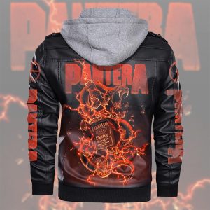 Pantera 2D Hooded Leather Coat - TANTN 3284